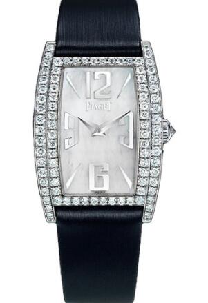 Replica Piaget Limelight Tonneau-Shaped Watch White Gold - 27 x 38 mm G0A36191