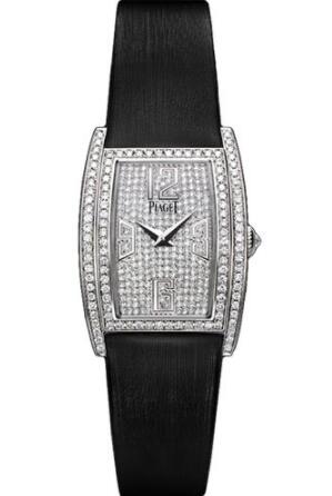 Replica Piaget Limelight Tonneau-Shaped Watch White Gold - 22 x 30 mm G0A37091