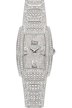 Replica Piaget Limelight Tonneau-Shaped Watch White Gold - 22 x 30 mm G0A38095