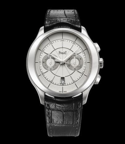 Piaget Gouverneur Chronograph White Gold Replica Watch G0A38112