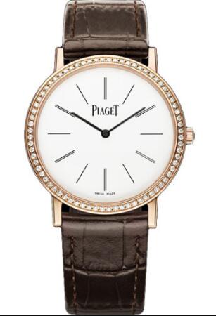 Piaget Altiplano Ultra-Thin Replica Watch Mechanical 34 mm Rose Gold G0A38127