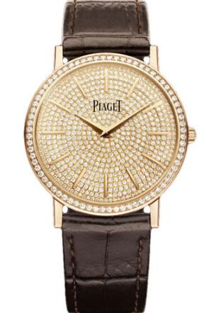 Piaget Altiplano Ultra-Thin Replica Watch Mechanical 34 mm Rose Gold G0A38140