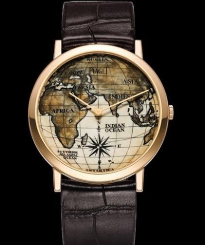 Replica Piaget Altiplano Scrimshaw 38 mm Watch G0A39151 Pink Gold - Scrimshaw Engraved Ivory Dial