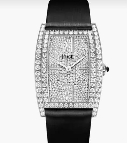 Replica Piaget Limelight tonneau-shaped Diamond White Gold Watch Piaget Luxury Women Watch G0A39193