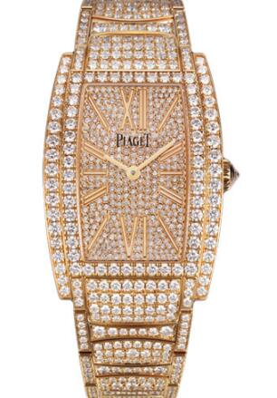 Replica Piaget Limelight Tonneau-Shaped Watch Rose Gold - 27 x 38 mm G0A39194