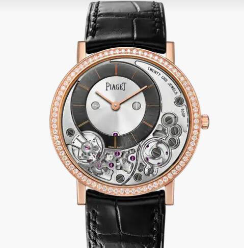Replica Piaget Altiplano Rose gold Diamond Ultra-thin mechanical Watch G0A40013