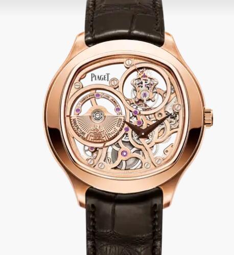 Replica Piaget Emperador Tourbillon Men Luxury Skeleton Watch Piaget Rose Gold Watch G0A40042