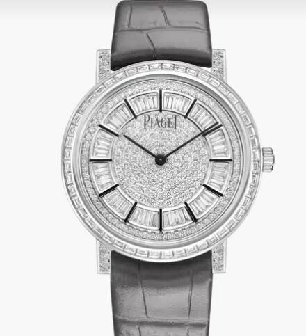 Replica Luxury Piaget Altiplano White gold Diamond Ultra-thin mechanical Watch G0A41127