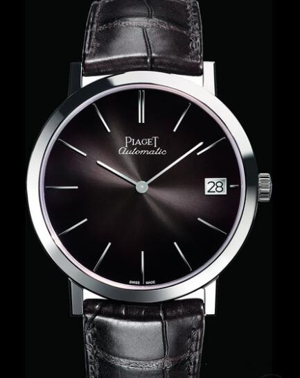 Replica Piaget Altiplano 40 mm Watch G0A42050 Gold White - Strap Alligator