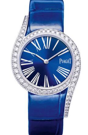 Replica Piaget Limelight Gala 32mm Watch White Gold Diamond Case - Blue Dial - Blue Strap G0A42163 Replica Piaget Limelight Gala 32mm Watch White Gold Diamond Case - Blue Dial - Blue Strap G0A42163