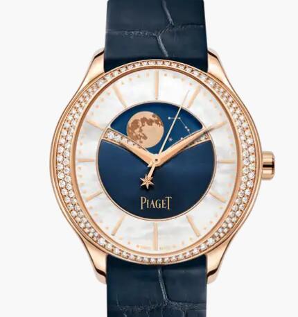 Replica Piaget Limelight Stella Rose gold Diamond Automatic Moon Phase Watch G0A44123 Piaget Luxury Watch