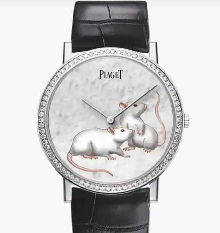 Replica Piaget Altiplano White gold Diamond Ultra-thin mechanical Watch G0A44540