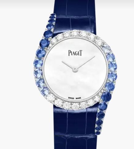 Replica Piaget Limelight Gala Piaget Luxury Watch G0A45363 White Gold Sapphire Diamond Watch