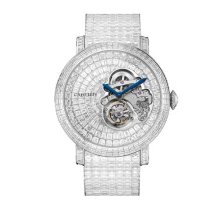 Replica Cartier Rotonde de Cartier Flying Tourbillon Reversed Dial watch HPI00942