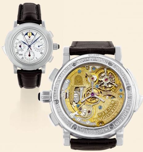 Replica IWC Grande Complication Destriero Scafusia Platinum Watch IW186818
