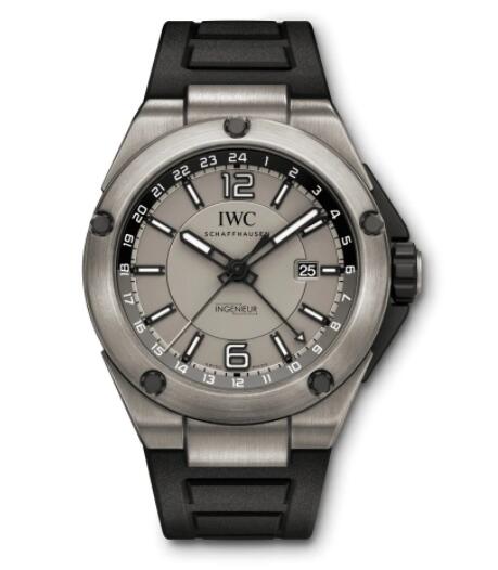 IWC Ingenieur Dual Time Titanium Replica Watch IW326403