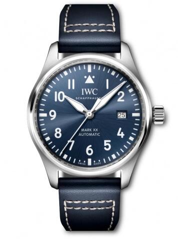 Replica IWC Pilot's Watch Mark XX Stainless Steel Blue Watch IW328203