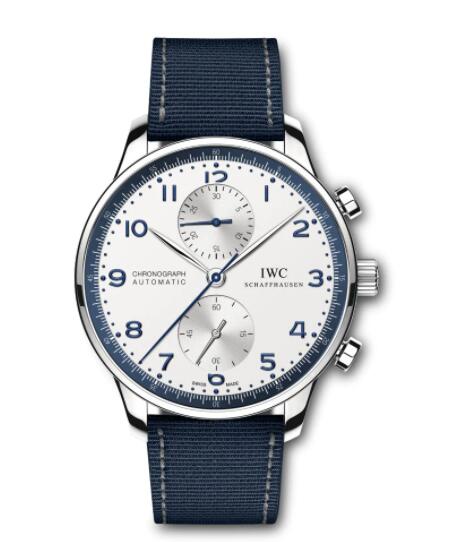 IWC Portugieser Chronograph Bucherer Blue Edition Replica Watch IW371492