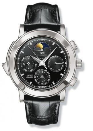 Replica IWC Grande Complication 3770 Platinum Watch Black IW377015