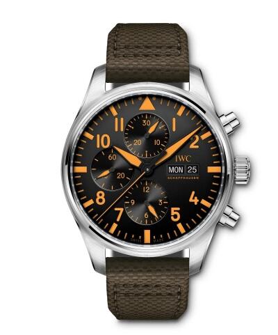 Replica IWC Pilot's Watch Chronograph Orange Storm IW377730