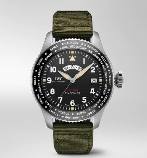IWC Pilot Timezoner Spitfire Edition "The Longest Flight" Replica Watch IW395501