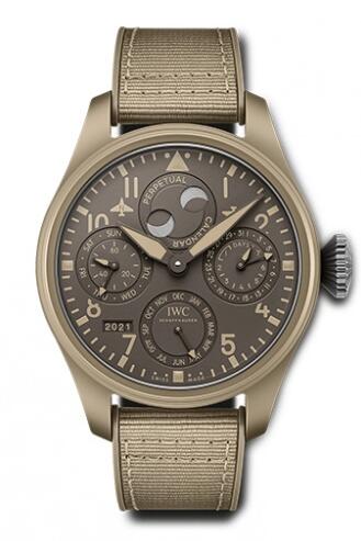 Replica IWC Big Pilot's Watch Perpetual Calendar Mojave IW503004