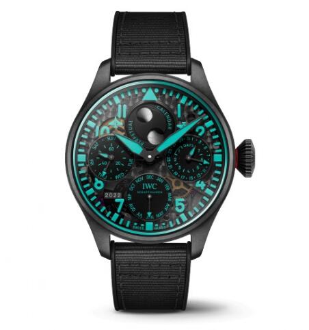 Replica IWC Big Pilot's Watch IW503607 Perpetual Calendar Toto Wolff x Mercedes-AMG Petronas Formula One Team