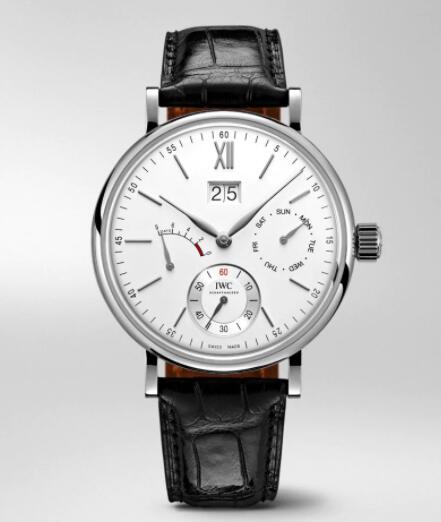 IWC Portofino Hand-Wound Day & Date Replica Watch IW516201