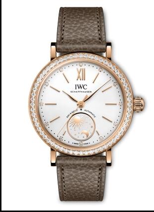 Replica IWC Portofino Day & Night 34 Red Gold - Diamond Watch IW659802