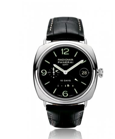 Replica Panerai Radiomir 10 Days GMT White Gold 45mm Watch PAM00235