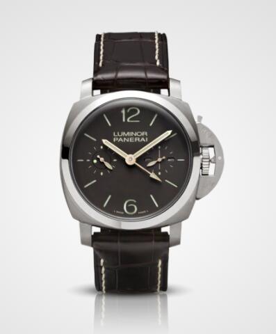 Replica Panerai Luminor 1950 Tourbillon GMT Titanio 47mm Watch PAM00306