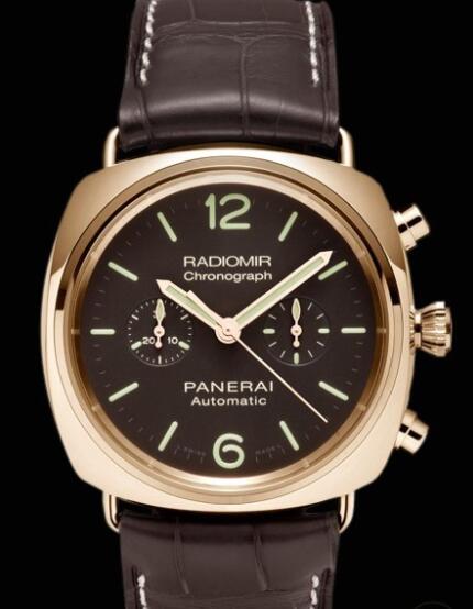 Replica Panerai Radiomir Chronographe Oro Rosa Watch PAM00377