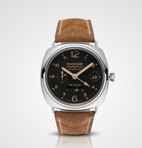 Replica Panerai Radiomir 10 Days GMT Automatic Platino 45mm Watch PAM00495