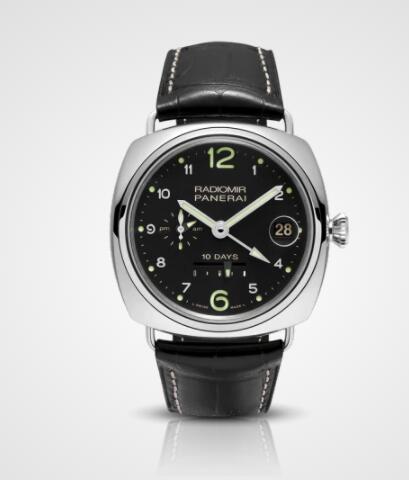 Replica Panerai Radiomir 10 Days GMT Automatic Oro Bianco 45mm Watch PAM00496