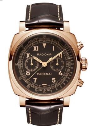 Fake Panerai Radiomir 1940 Chronograph Oro Rosso Limited Edition of 100 Watch PAM00519