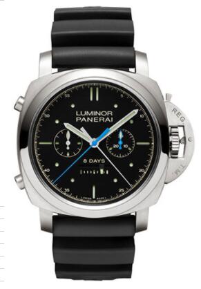 Fake Panerai Luminor 1950 Rattrapante 8 Days Titanio Watch PAM00530