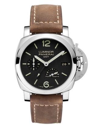 Fake Panerai Luminor 1950 3 Days GMT Power Reserve Automatic Acciaio Watch PAM00537