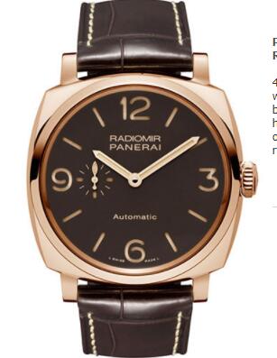 Fake Panerai Radiomir 1940 3 Days Automatic Oro Rosso Watch PAM00573