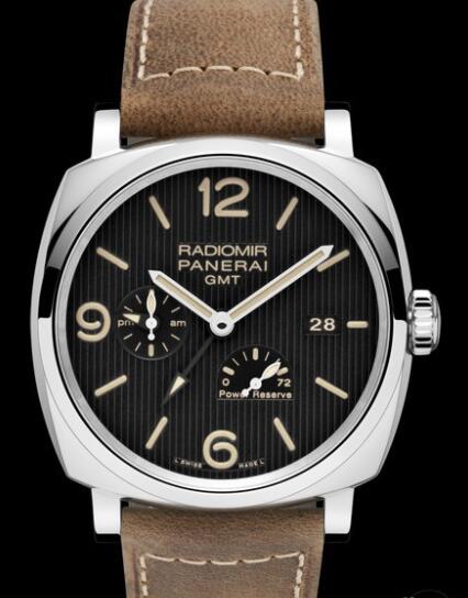 Replica Panerai Radiomir 1940 3 Days GMT Power Reserve Automatic Acciaio Watch PAM00658