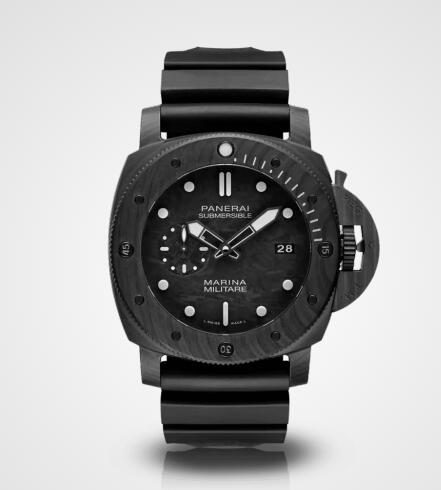 Panerai Submersible Marina Militare Carbotech 47mm Replica Watch PAM00979