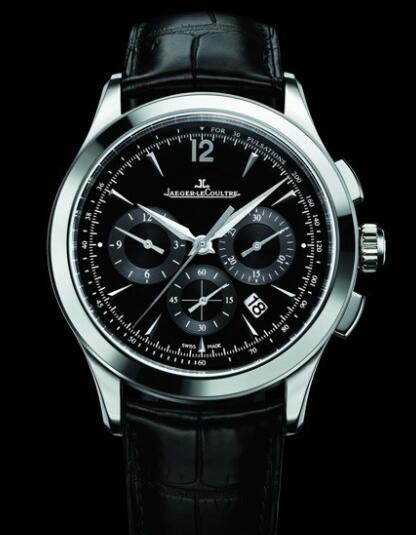 Replica Jaeger Lecoultre Master Chronograph Q1538470 Steel - Aligator Bracelet Watch
