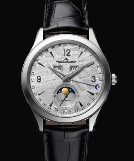 Replica Jaeger Lecoultre Master Calendar Q1558421 Steel - Meteorite Dial - Alligator Strap Watch Replica Jaeger Lecoultre Master Calendar Q1558421 Steel - Meteorite Dial - Alligator Strap Watch
