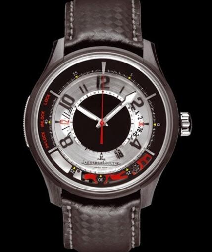 Replica Jaeger Lecoultre AMVOX2 Chronograph Concept Q192T470 Black Titanium - Calfskin Strap Watch