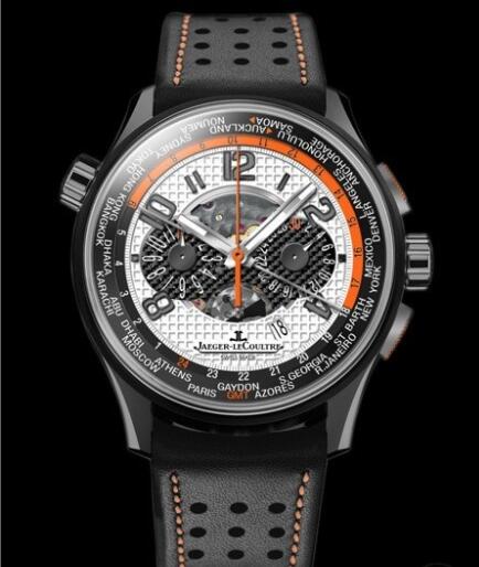 Replica Jaeger Lecoultre AMVOX5 World Chronograph Racing Q193J420 Ceramic - Titanium Watch