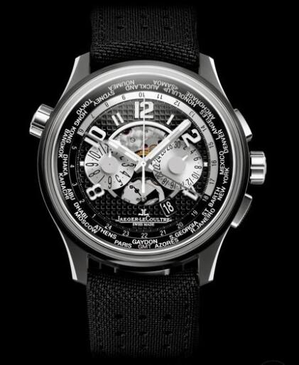 Replica Jaeger Lecoultre AMVOX5 World Chronograph Q193J471 Ceramic - Titanium Watch
