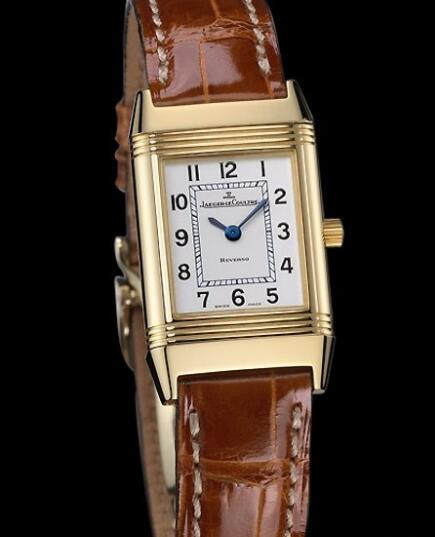 Replica Jaeger Lecoultre Reverso Classique Q2501410 Yellow Gold - Alligator Strap Watch