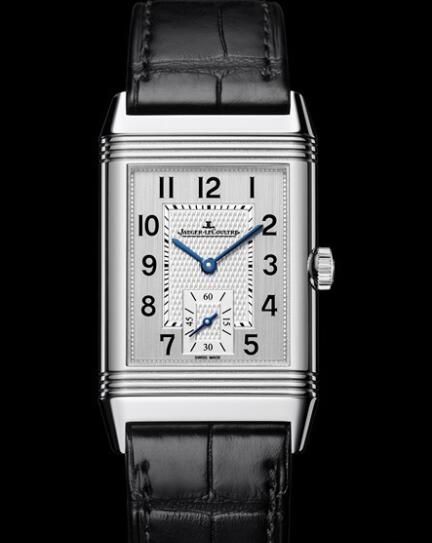 Replica Jaeger Lecoultre Reverso Classic Medium Duoface Small Second Q2548420 Stainless Steel - Strap Black Alligator Watch