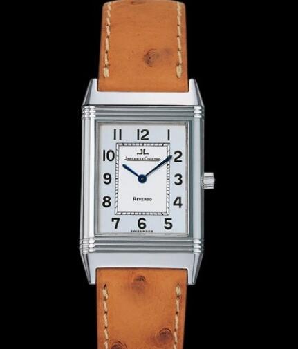 Replica Jaeger Lecoultre Reverso Lady Watch Q2618411 Steel - Ostrich Leather Strap