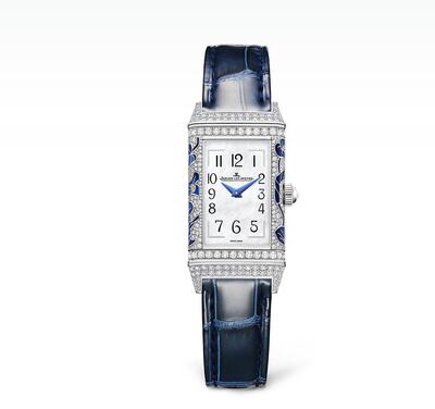 Replica Jaeger-LeCoultre Reverso One Precious Flowers - Blue Arums Watch Q3293401