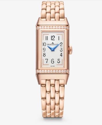 Jaeger Lecoultre Pink Gold Ladies Watch Manual winding Reverso One Duetto Q334216J Replica Watch